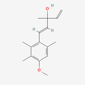 1-(4-Methoxy-2,3,6-trimethylphenyl)-3-methylpenta-1,4-dien-3-ol