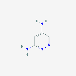 molecular formula C4H6N4 B1623729 Pyridazine-3,5-diamine CAS No. 61071-13-4