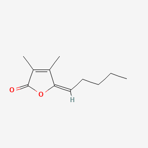 molecular formula C11H16O2 B1623731 (Z)-3,4-dimethyl-5-pentylidenefuran-2(5H)-one CAS No. 774-64-1