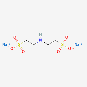 molecular formula C4H9NNa2O6S2 B1623747 Disodium 2,2'-iminobis(ethanesulphonate) CAS No. 58779-73-0