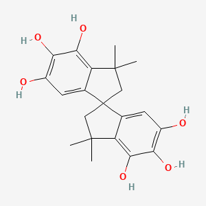 1,1'-Spirobi(1H-indene)-4,4',5,5',6,6'-hexol, 2,2',3,3'-tetrahydro-3,3,3',3'-tetramethyl-
