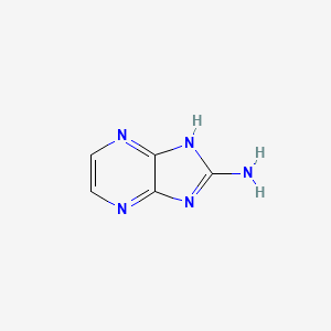 molecular formula C5H5N5 B1623760 1H-imidazo[4,5-b]pyrazin-2-amine CAS No. 361382-81-2