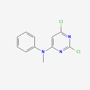 molecular formula C11H9Cl2N3 B1623764 2,6-dichloro-N-methyl-N-phenylpyrimidin-4-amine CAS No. 91064-29-8