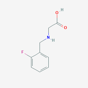 molecular formula C9H10FNO2 B1623765 (2-Fluoro-benzylamino)-acetic acid CAS No. 88720-49-4