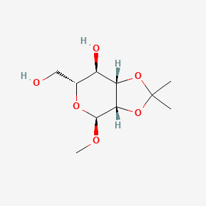 molecular formula C10H18O6 B1623770 Methyl-2,3-O-isopropylidene-a-D-mannopyranoside CAS No. 63167-69-1