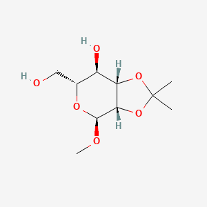 molecular formula C10H18O6 B1623770 Methyl 2,3-O-isopropylidene-alpha-D-mannopyranoside CAS No. 63167-69-1