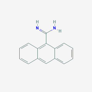 molecular formula C15H12N2 B1623772 Anthracene-9-carboximidamide CAS No. 885956-20-7