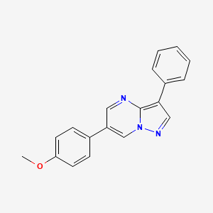 6-(4-Methoxy-phenyl)-3-phenyl-pyrazolo[1,5-a]pyrimidine