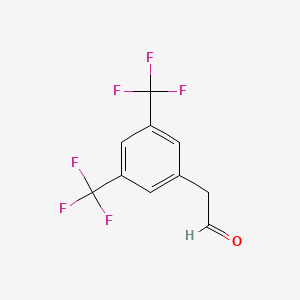 molecular formula C10H6F6O B1623791 2-(3,5-Bis(trifluoromethyl)phenyl)acetaldehyde CAS No. 369625-84-3
