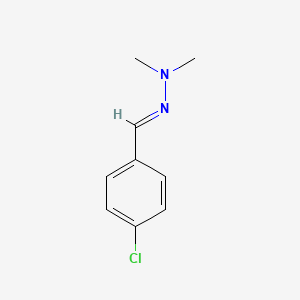 molecular formula C9H11ClN2 B1623793 p-Chlorobenzaldehyde dimethylhydrazone CAS No. 22699-29-2