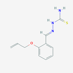 molecular formula C11H13N3OS B1623797 O-Allyloxybenzaldehyde 3-thiosemicarbazone CAS No. 7420-45-3