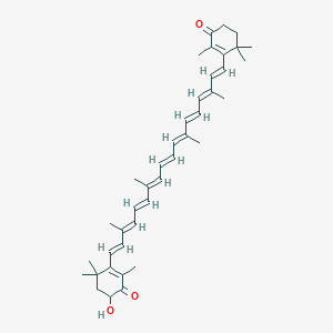 molecular formula C40H52O3 B162380 Adonirubin CAS No. 4418-72-8