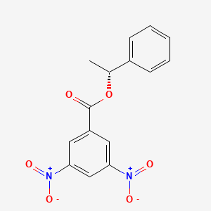 molecular formula C15H12N2O6 B1623801 (R)-(-)-1-Phenylethyl 3,5-dinitrobenzoate CAS No. 3205-33-2