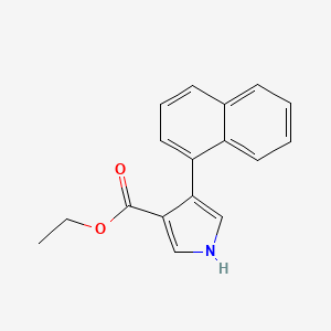 Ethyl 4-naphthalen-1-yl-1H-pyrrole-3-carboxylate