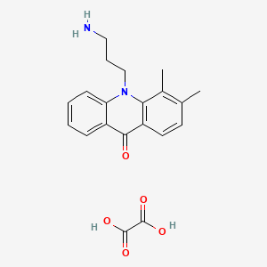 9(10H)-Acridinone, 10-(3-aminopropyl)-3,4-dimethyl-, ethanedioate (1:1)