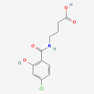 molecular formula C11H12ClNO4 B1623818 Salclobuzic Acid CAS No. 387825-03-8