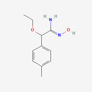 2-Ethoxy-2-(p-tolyl)acetamidoxime