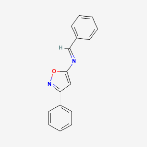 3-Phenyl-N-(phenylmethylene)-5-isoxazolamine