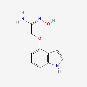 N-Hydroxy-2-(1H-indol-4-yloxy)ethanimidamide