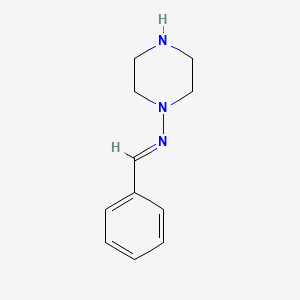 N-(Phenylmethylene)-1-piperazinamine