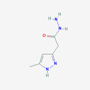 2-(3-methyl-1H-pyrazol-5-yl)acetohydrazide