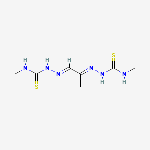 molecular formula C7H14N6S2 B1623841 pyruvaldehyde bis(n4-methylthiosemicarbazone) CAS No. 673-68-7