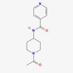 molecular formula C13H17N3O2 B1623846 N-(1-Acetyl-4-piperidinyl)-4-pyridinecarboxamide CAS No. 283167-07-7