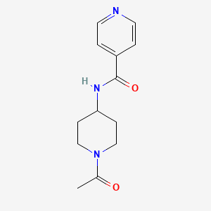 molecular formula C13H17N3O2 B1623846 N-(1-acetylpiperidin-4-yl)pyridine-4-carboxamide CAS No. 283167-07-7