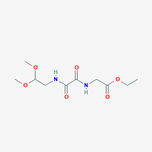molecular formula C10H18N2O6 B1623851 [(2,2-Dimethoxy-ethylaminooxalyl)-amino]-acetic acid ethyl ester CAS No. 312904-86-2