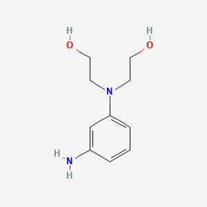 molecular formula C10H16N2O2 B1623858 2,2'-[(3-Aminophenyl)imino]bisethanol CAS No. 71500-42-0