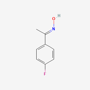 molecular formula C8H8FNO B1623866 (NE)-N-[1-(4-fluorophenyl)ethylidene]hydroxylamine CAS No. 329-79-3