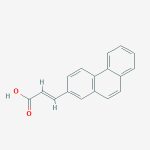 molecular formula C17H12O2 B1623867 2-Phenanthreneacrylic acid CAS No. 7470-20-4