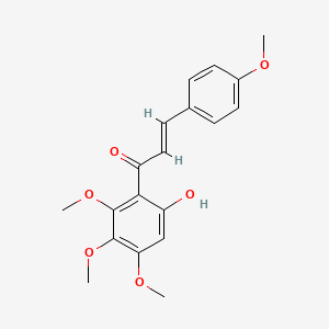 molecular formula C19H20O6 B1623877 SARS-CoV-2 3CLpro-IN-23 CAS No. 3877-67-6