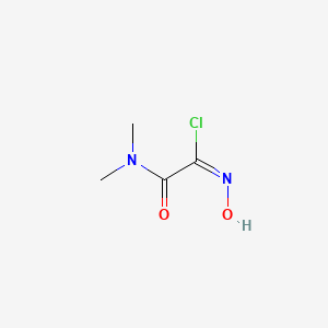 (1E)-2-(dimethylamino)-N-hydroxy-2-oxoethanimidoyl chloride