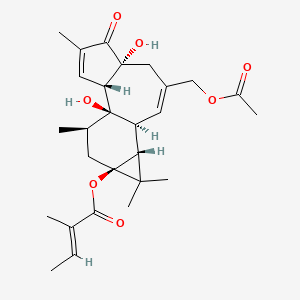 12-Deoxyphorbol-13-tiglate-20-acetate