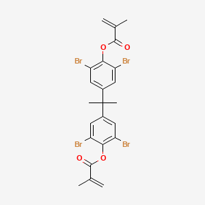 molecular formula C23H20Br4O4 B1623898 (1-Methylethylidene)bis(2,6-dibromo-4,1-phenylene) bismethacrylate CAS No. 42146-13-4