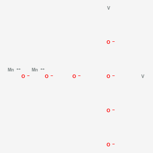molecular formula Mn2O7V2-10 B1623903 Manganese vanadium oxide CAS No. 56729-39-6