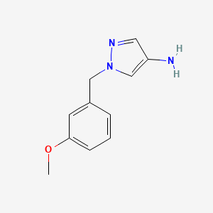 molecular formula C11H13N3O B1623911 1-(3-Methoxy-benzyl)-1H-pyrazol-4-ylamine CAS No. 957261-62-0