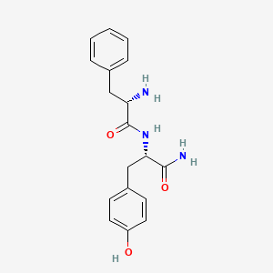 (2S)-2-amino-N-[(2S)-1-amino-3-(4-hydroxyphenyl)-1-oxopropan-2-yl]-3-phenylpropanamide
