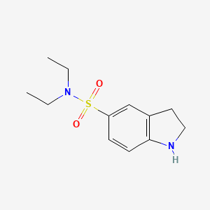 molecular formula C12H18N2O2S B1623933 N,N-diethylindoline-5-sulfonamide CAS No. 91908-29-1