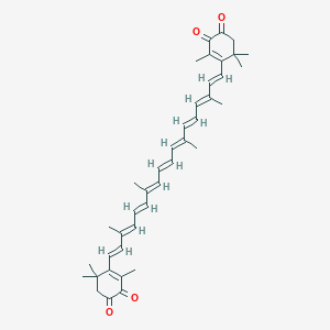 molecular formula C40H48O4 B162394 Astacene CAS No. 514-76-1