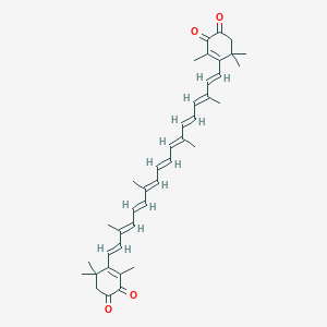 molecular formula C40H48O4 B162394 Astacin CAS No. 514-76-1