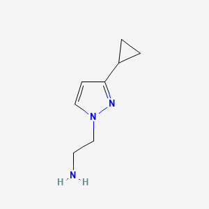 2-(3-Cyclopropylpyrazol-1-yl)ethylamine