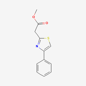 molecular formula C12H11NO2S B1623955 Methyl (4-phenyl-1,3-thiazol-2-yl)acetate CAS No. 93001-82-2