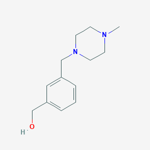 molecular formula C13H20N2O B1623960 {3-[(4-Methylpiperazin-1-yl)methyl]phenyl}methanol CAS No. 622381-66-2