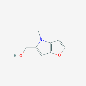 molecular formula C8H9NO2 B1623962 (4-Methyl-4H-furo[3,2-B]pyrrol-5-YL)methanol CAS No. 859850-84-3