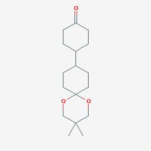 4-(3,3-Dimethyl-1,5-dioxaspiro[5.5]undecan-9-yl)cyclohexanone