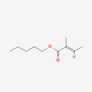 molecular formula C10H18O2 B1623971 Pentyl 2-methylcrotonate CAS No. 7785-65-1