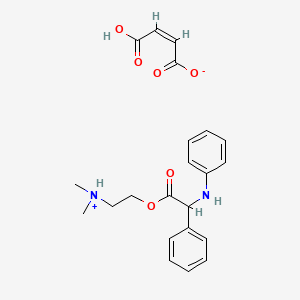 N,2-Diphenylglycine 2-(dimethylamino)ethyl ester maleate