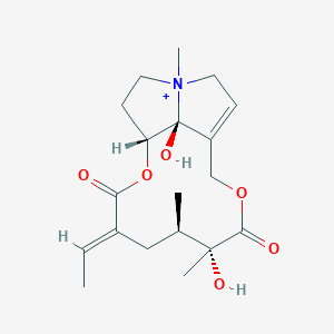 (1R,4E,6R,7R,17S)-4-Ethylidene-7,17-dihydroxy-6,7,14-trimethyl-2,9-dioxa-14-azoniatricyclo[9.5.1.014,17]heptadec-11-ene-3,8-dione